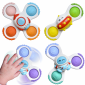 WOOPIE BABY Spinner Zabawka Sensoryczna Rakieta Kosmita Ufo 3 szt. 