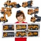 WOOPIE Wielki Zestaw Auta Budowlane 6w1 