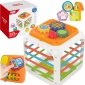 WOOPIE Kostka Edukacyjna Sorter 4w1 Kształty 18m+ 