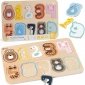 CLASSIC WORLD Drewniane Puzzle Numeryczne Cyferki Montessori 11 el. 