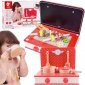 CLASSIC WORLD Drewniana Kuchnia 2w1 Grill + Kuchenka dla Dzieci 22el. 