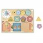 TOOKY TOY Tablica Manipulacyjna Zamki Zębatki Sorter Zegar 