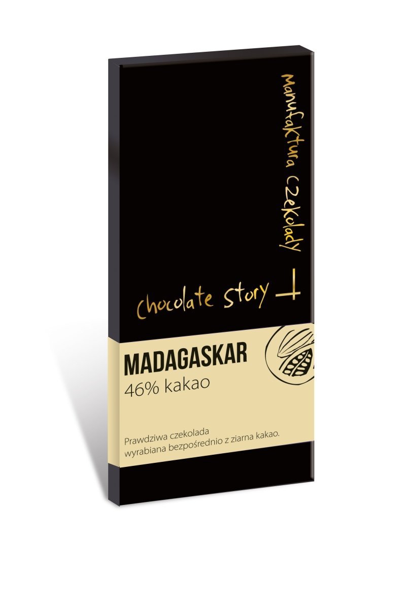 Czekolada mleczna 46% kakao Madagaskar - 50g