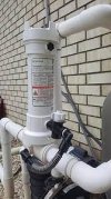 Dozownik przepływowy Pentair Rainbow Model 320 clear In-Line
