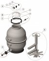 Korek spustowy/ zatyczka do filtra MIDI 3/4 i15780-602 + uszczelka
