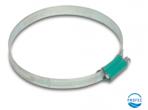 Opaska ślimakowa ze stali ocynkowanej 10 mm x 16 mm typ W1 Industry 9 mm / Profec