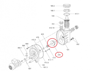Wirnik pompy SPECK Badu Magic 4/ Picco 5  od 2020 r - 2921623048