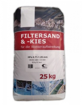 Piasek kwarcowy do filtracji piaskowych 0,7 - 1,2