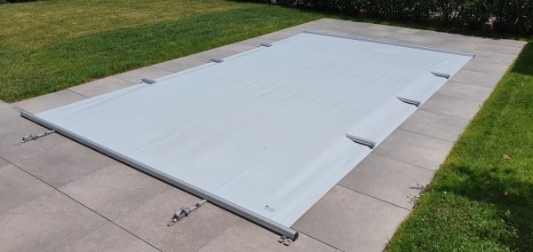 Przykrycie bezpieczne - model standard - owalny - do basenu 9 x 5 m