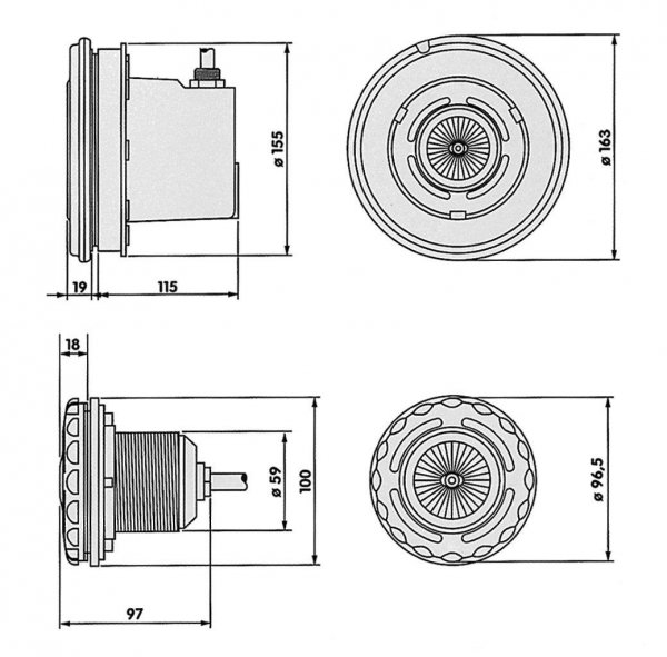 Lampa halogenowa VA 50W ASTRAL 33709