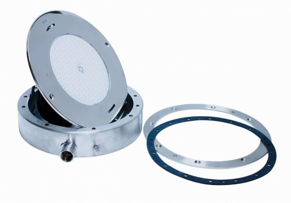 Lampa basenowa - Korpus i  Front ze stali nierdzewnej - 33W biała