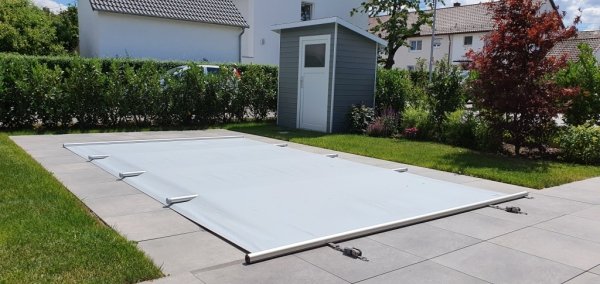 Przykrycie bezpieczne - model standard - owalny - do basenu 7 x 3,5 m