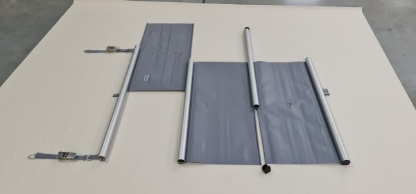 Przykrycie bezpieczne - model Segment - owalny - do basenu 11 x 5 m
