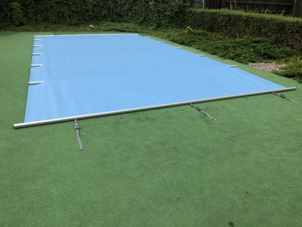 Przykrycie bezpieczne - model Standard - prostokątny - do basenu 10x5m
