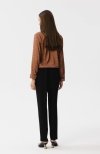 Stylove S357/3 bluzka o fasonie kopertowym z nadrukiem tył