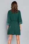 Italian Fashion Samaria szlafrok damski zielony tył