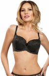 Wies-MANN Emma B-228 biustonosz usztywniany full cup czarny