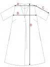 Bewear B280 sukienka trapezowa z dekoltem V różowa 