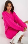 Merribel oversizowy sweter 0341.38P fluo różowy