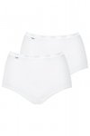 Sloggi 10043769 2-pack wysokie figi białe