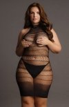 Dopasowana sukienka erotyczna plus size