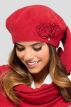 Wełniany beret damski Kamea Barcelona 