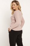 MKM SWE243 sweter różowy tył