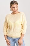 Figl M993 żółty sweter damski 