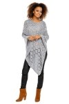PeekaBoo 30012 poncho jasny szary