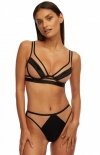 Kinga Lou S-932/2  stringi damskie czarne