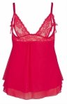 Cottelli Nancy koszulka babydoll czerwona