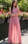 Elegancka szyfonowa sukienka 0213