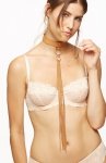 Bijoux Indiscrets MAZE Tassel Choker brązowy
