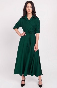 Sukienka długa zielona SUK172