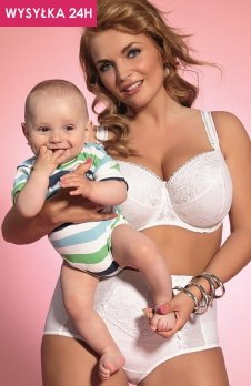 *Krisline Brillant biustonosz mama miękki biały *Krisline Brillant biustonosz mama miękki biały