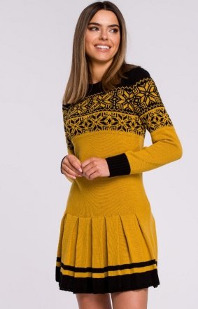 Sweterkowa sukienka święta MXS01