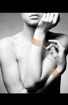 *Bijoux Indiscrets Désir Métallique kajdanki złote *Bijoux Indiscrets Désir Métallique kajdanki złote