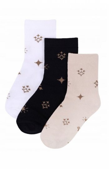 YOCLUB Jazzy Girls SKA-0006 A'3 skarpety dziewczęce 