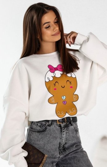 Świąteczna bluza damska ciasteczko