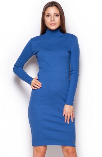 Figl M332 sukienka niebieska