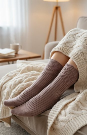 Noviti SW029 Prążek skarpety damskie 