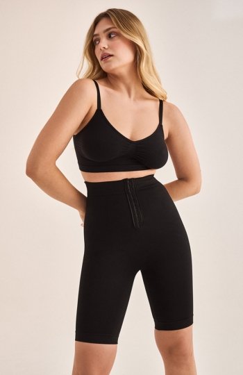 Gabriella 1401 Shapewear Corsedt Short czarne figi damskie 