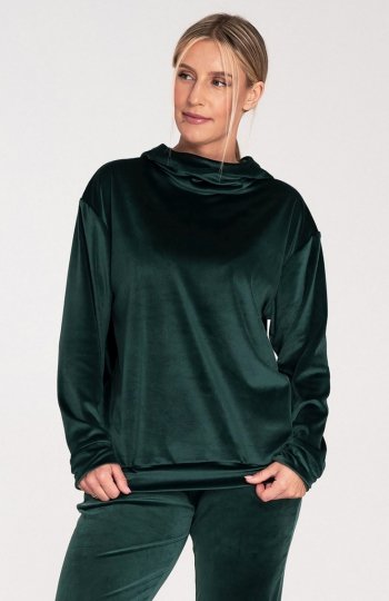 Figl M745 zielona bluza damska  