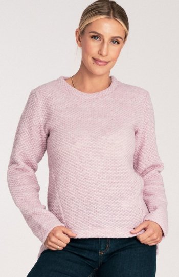 Figl M1044 różowy sweter damski 