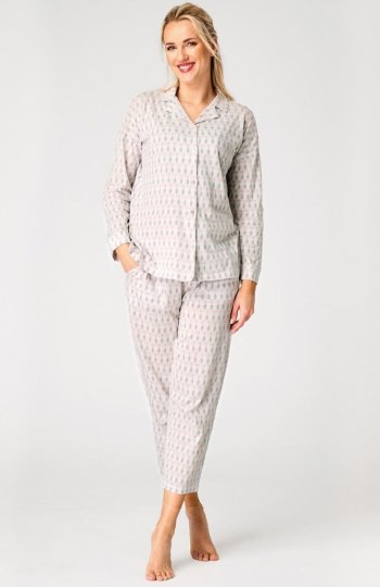 Key LNS 879 rozpinana piżama damska 