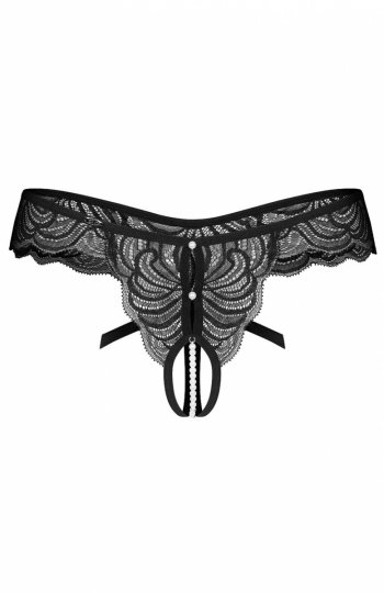 Obsessive Trinise Crotchless Thong stringi damskie 
