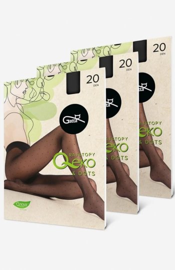 Gatta Q-Eko&Dots 5-XL rajstopy damskie 