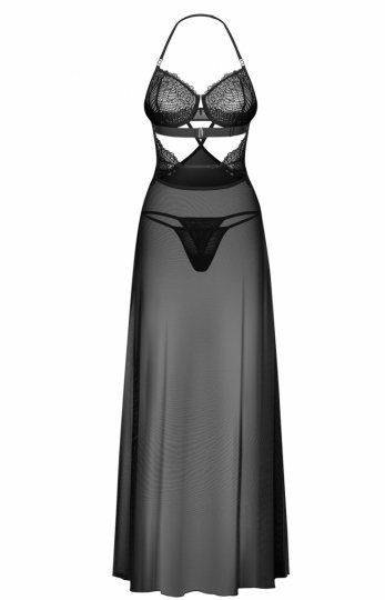 Obsessive Iliosa długa koszulka nocna i stringi