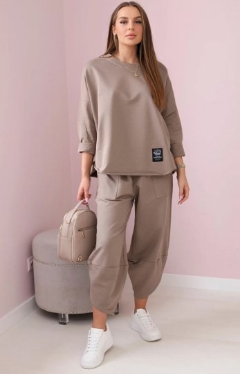Komplet bawełniany bluza i spodnie fango