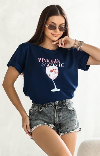 T-Shirt z krótkim rękawem Pink Gin